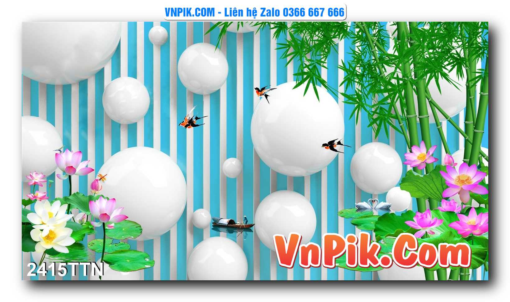 Tranh thác nước – Tranh phong thủy – Tranh treo tường mã 2415TTN