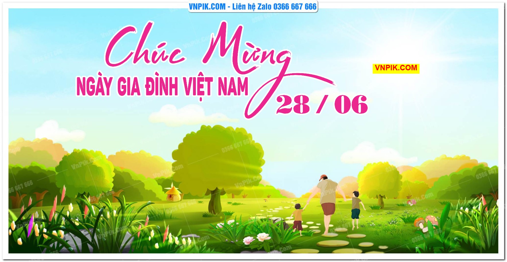Phông nền kỷ niệm ngày gia đình Việt Nam 28/6 mã 2438463