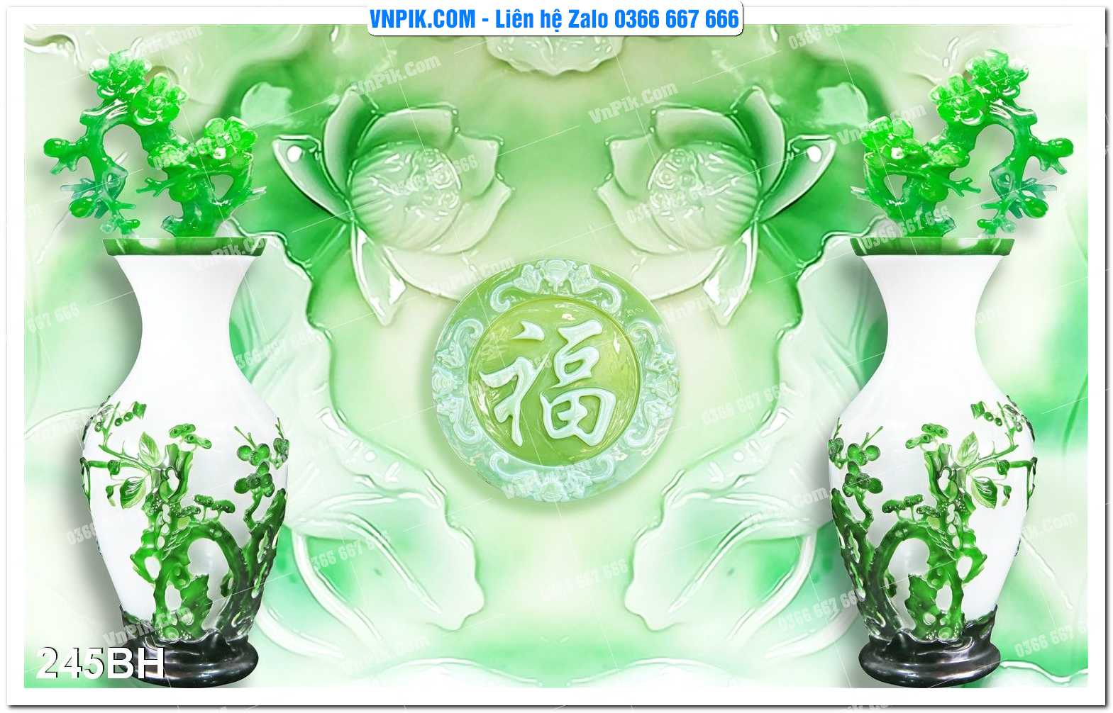 Tranh bình hoa nghệ thuật 245BH