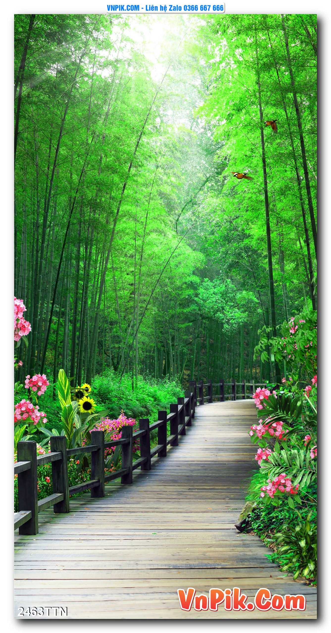 Tranh thác nước – Tranh phong thủy – Tranh treo tường mã 2463TTN