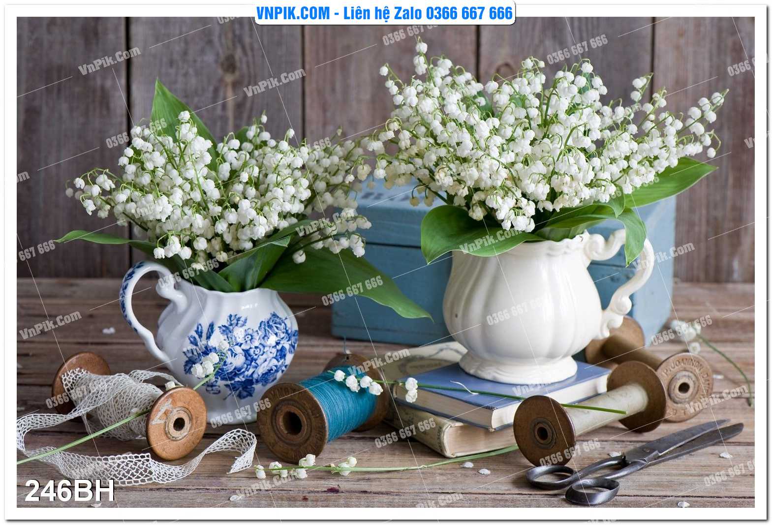 Tranh bình hoa nghệ thuật 246BH
