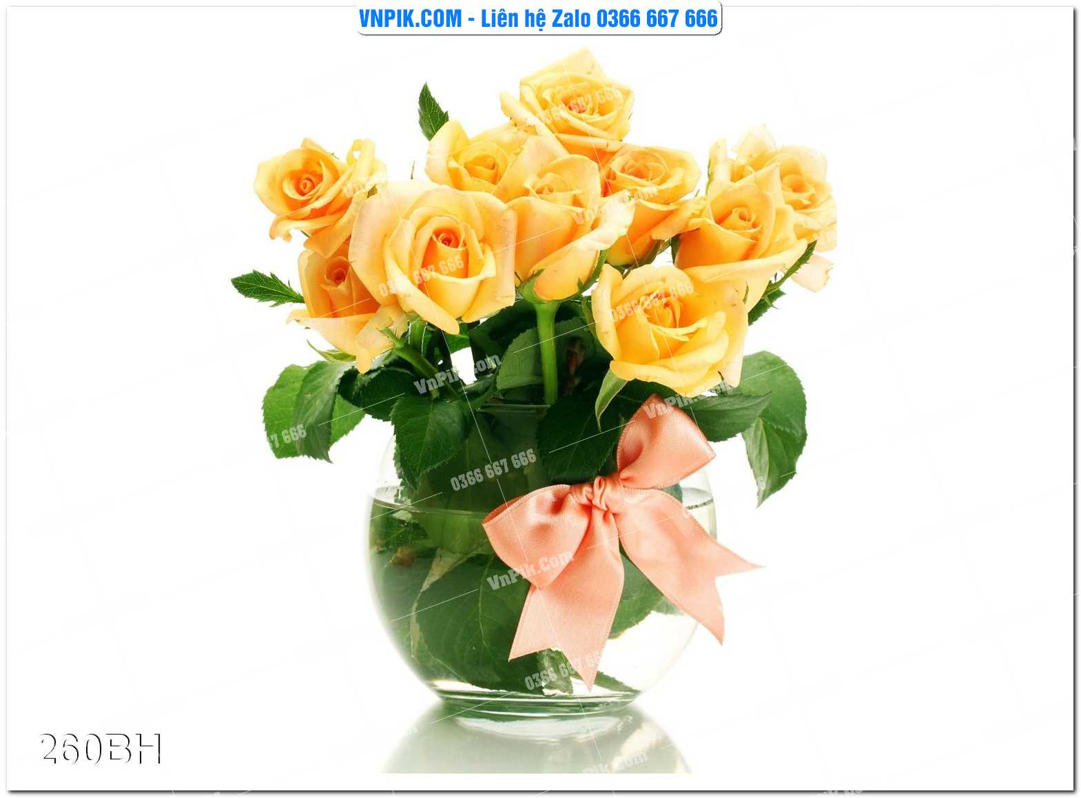 Tranh bình hoa nghệ thuật 260BH