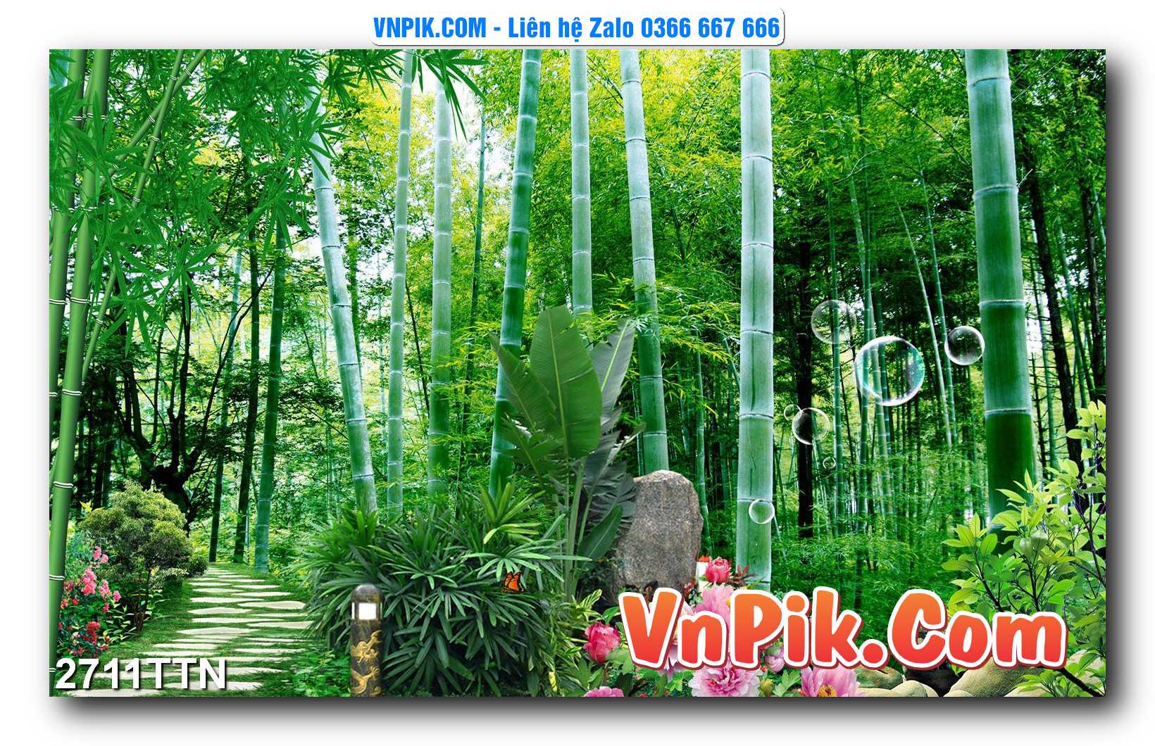 Tranh thác nước – Tranh phong thủy – Tranh treo tường mã 2711TTN