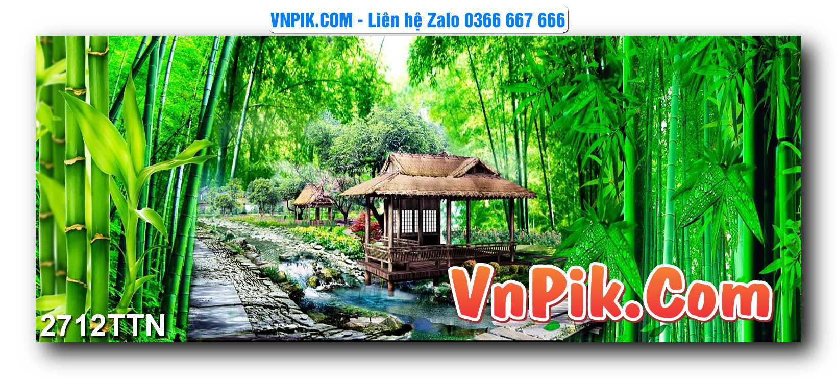 Tranh thác nước – Tranh phong thủy – Tranh treo tường mã 2712TTN