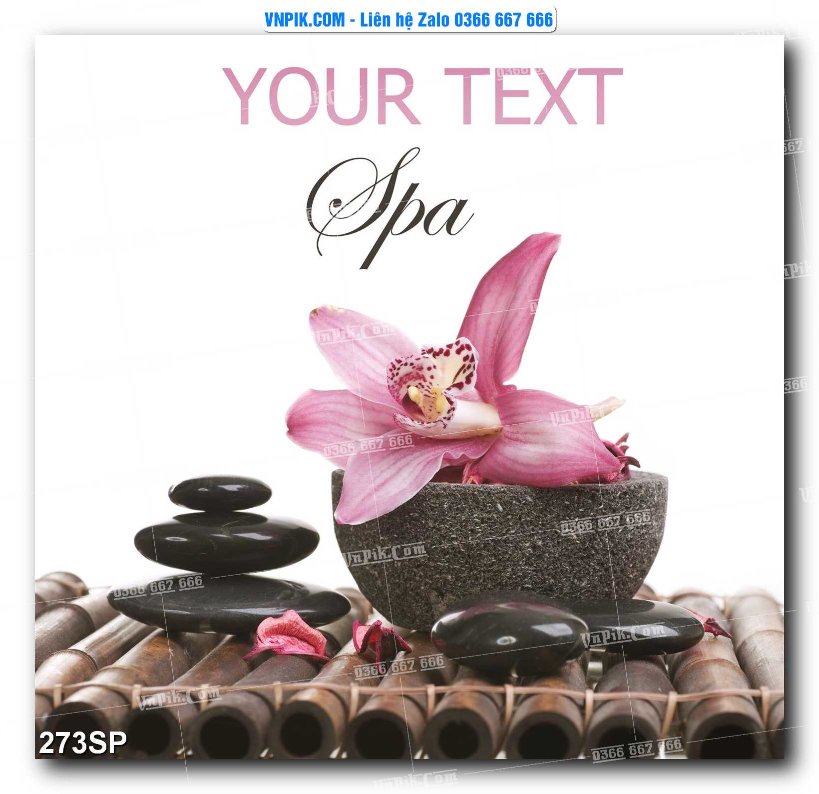 Mẫu tranh spa treo tường đẹp file vector – psd mẫu 273SP