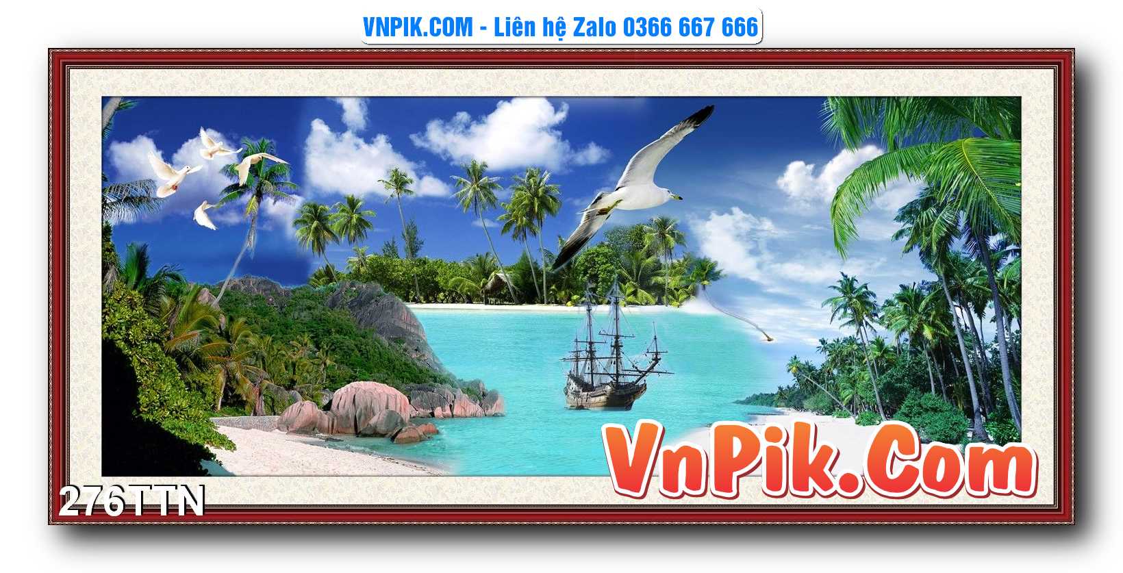 Tranh thác nước – Tranh phong thủy – Tranh treo tường mã 276TTN