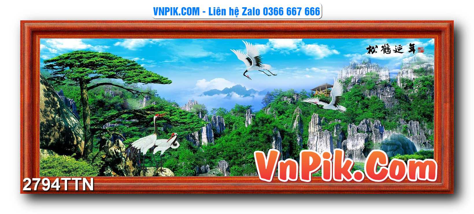 Tranh thác nước – Tranh phong thủy – Tranh treo tường mã 2794TTN