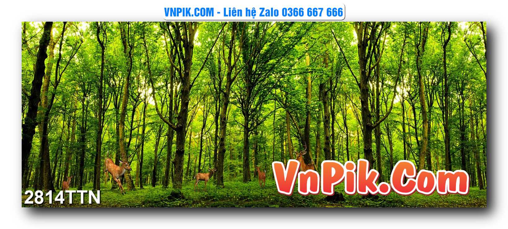 Tranh thác nước – Tranh phong thủy – Tranh treo tường mã 2814TTN