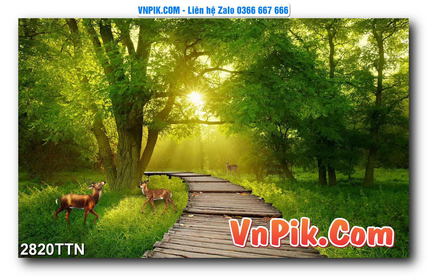Tranh thác nước – Tranh phong thủy – Tranh treo tường mã 2820TTN