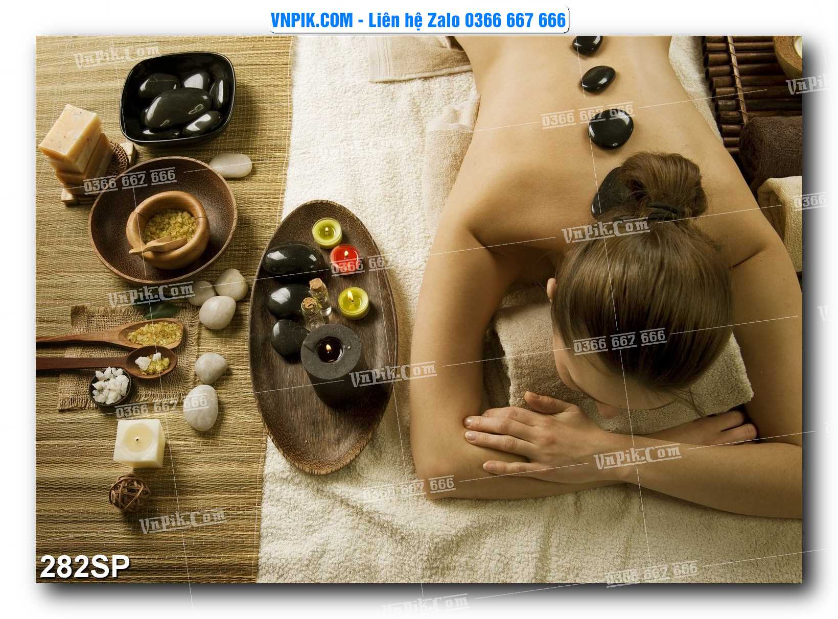 Mẫu tranh spa treo tường đẹp file vector – psd mẫu 282SP