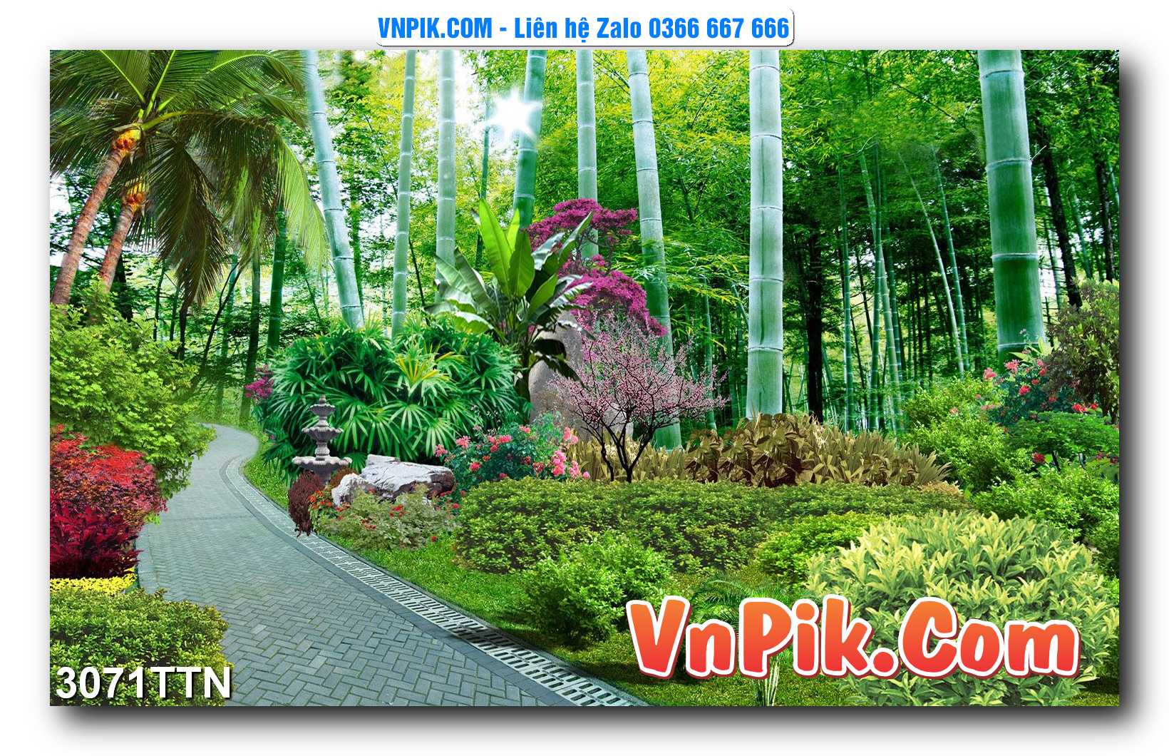Tranh thác nước – Tranh phong thủy – Tranh treo tường mã 3071TTN