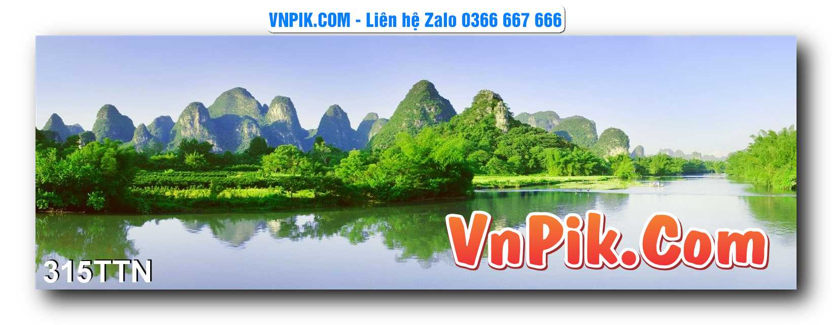 Tranh thác nước – Tranh phong thủy – Tranh treo tường mã 315TTN