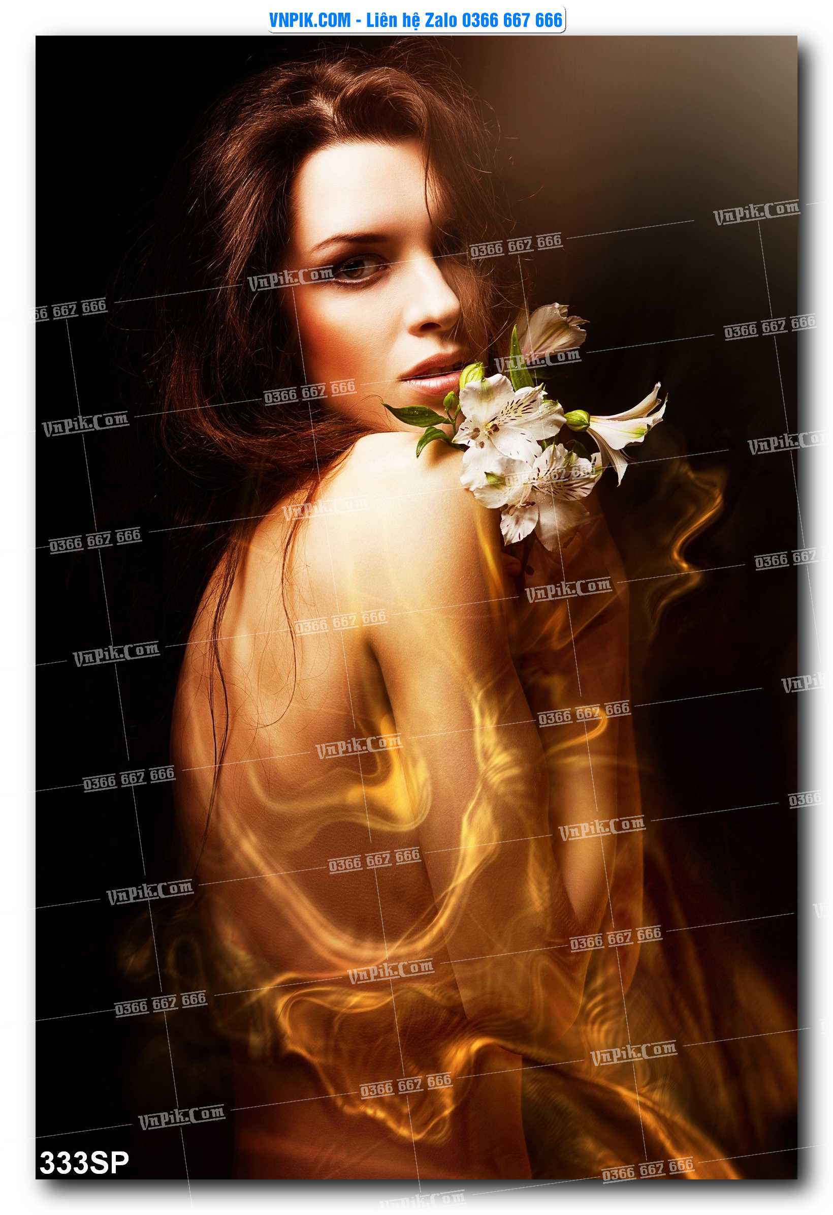Mẫu tranh spa treo tường đẹp file vector – psd mẫu 333SP