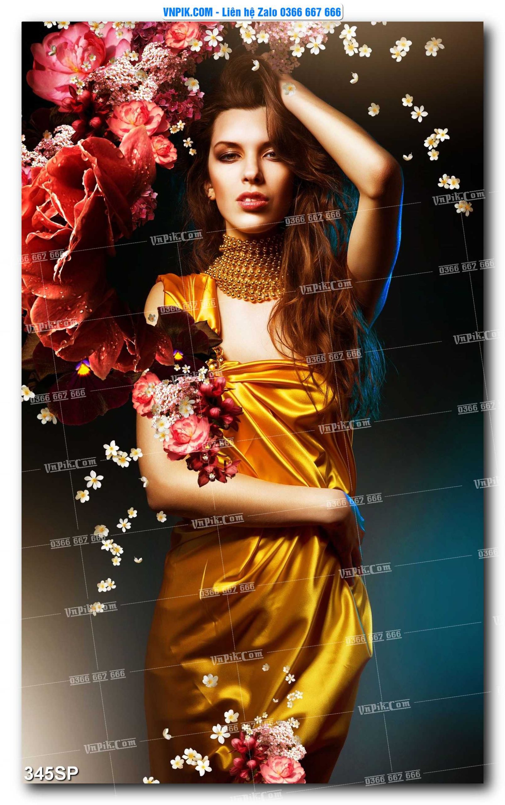 Mẫu tranh spa treo tường đẹp file vector – psd mẫu 344SP