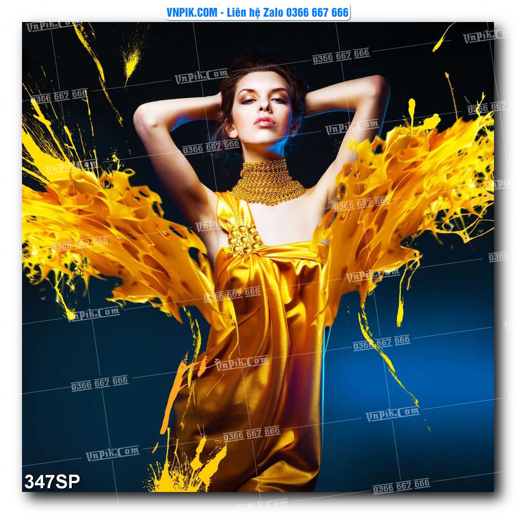 Mẫu tranh spa treo tường đẹp file vector – psd mẫu 347SP