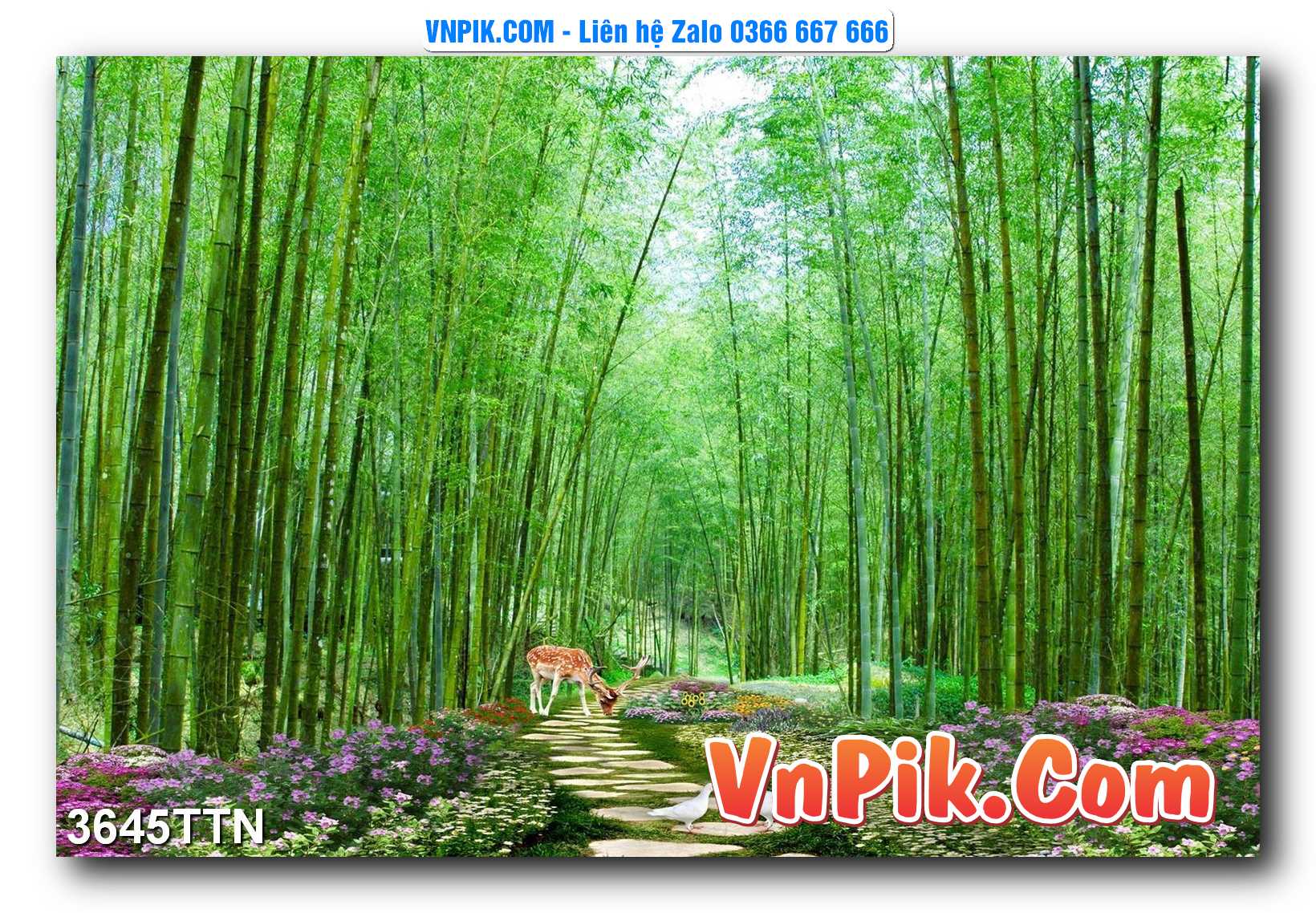 Tranh thác nước – Tranh phong thủy – Tranh treo tường mã 3645TTN