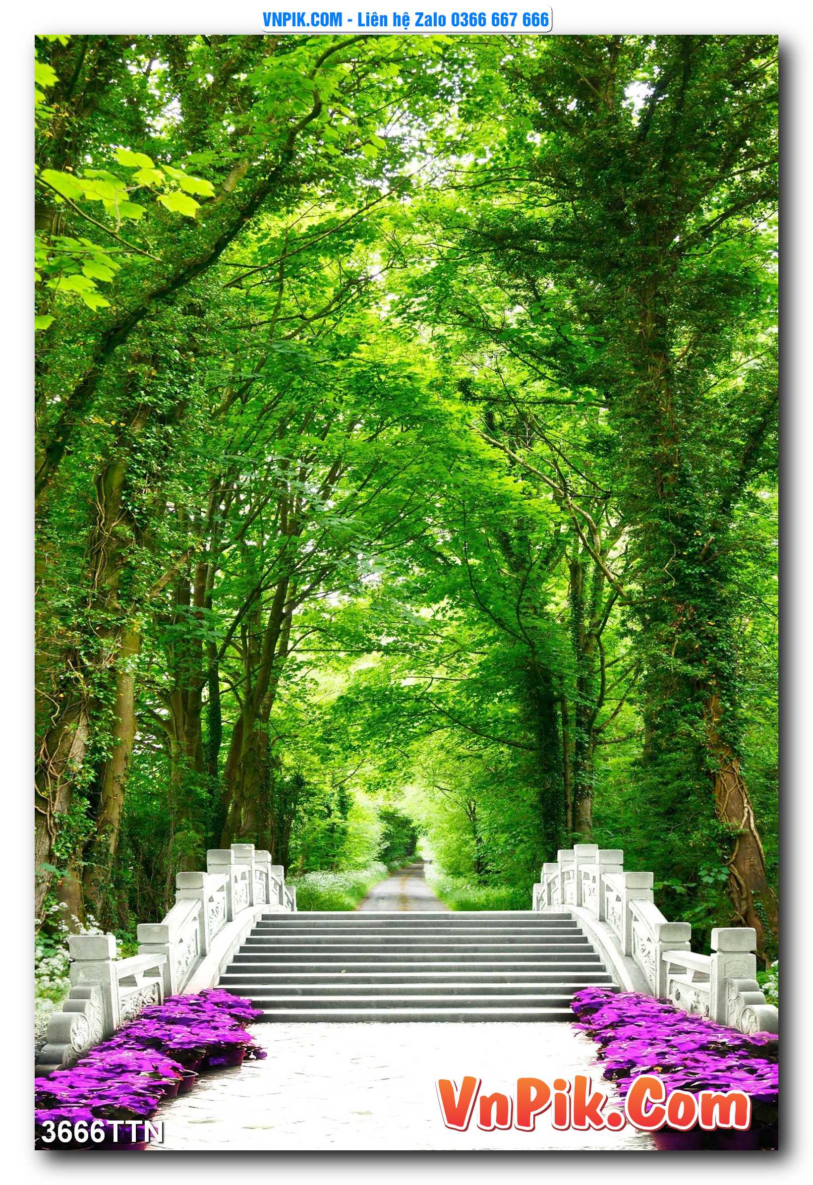Tranh thác nước – Tranh phong thủy – Tranh treo tường mã 3666TTN