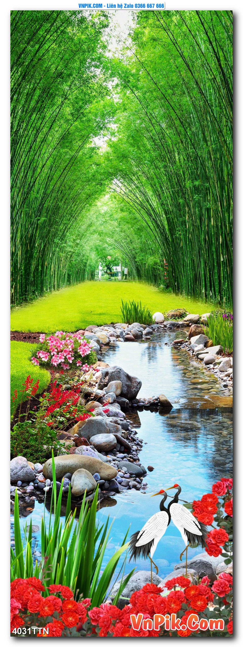 Tranh thác nước – Tranh phong thủy – Tranh treo tường mã 4031TTN