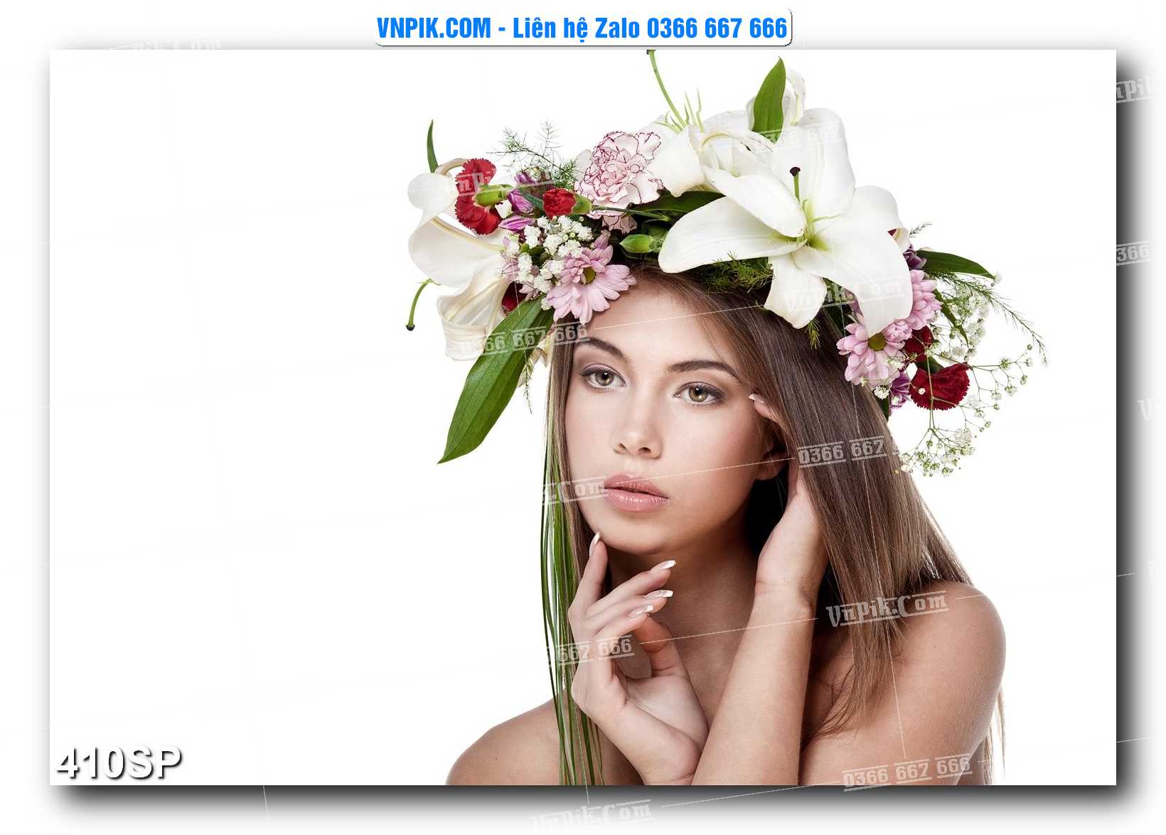 Mẫu tranh spa treo tường đẹp file vector – psd mẫu 410SP