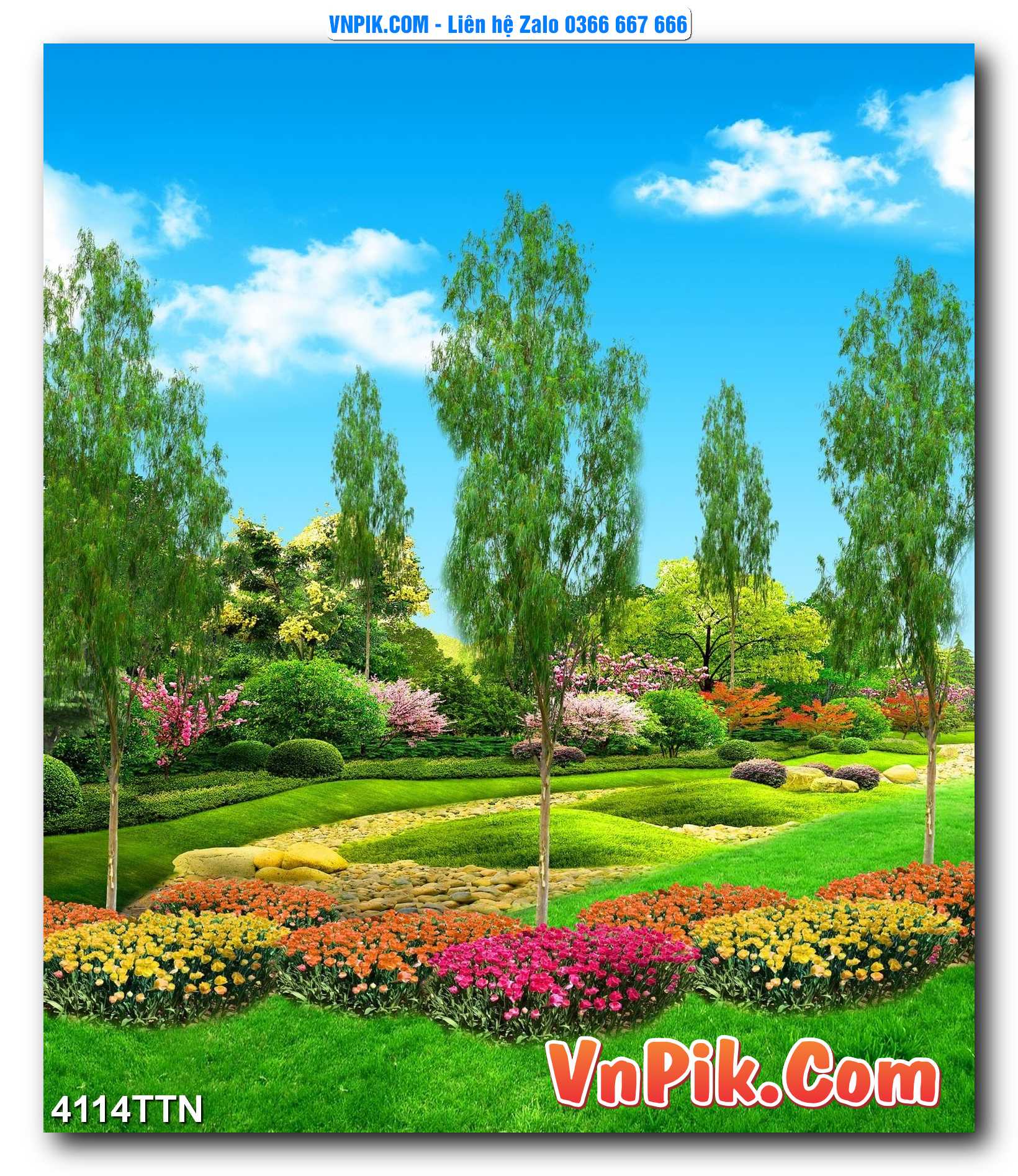 Tranh thác nước – Tranh phong thủy – Tranh treo tường mã 4114TTN