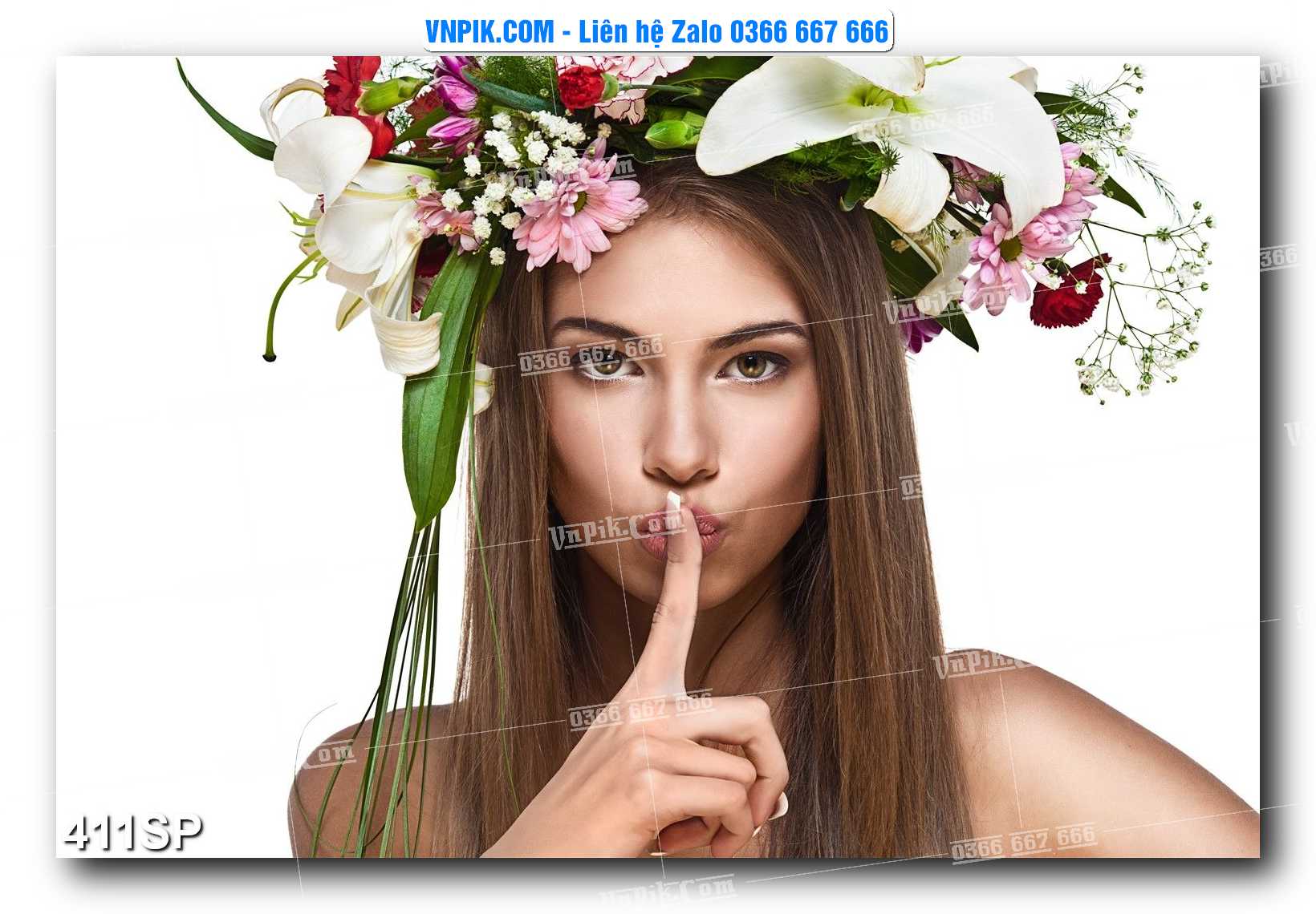 Mẫu tranh spa treo tường đẹp file vector – psd mẫu 411SP
