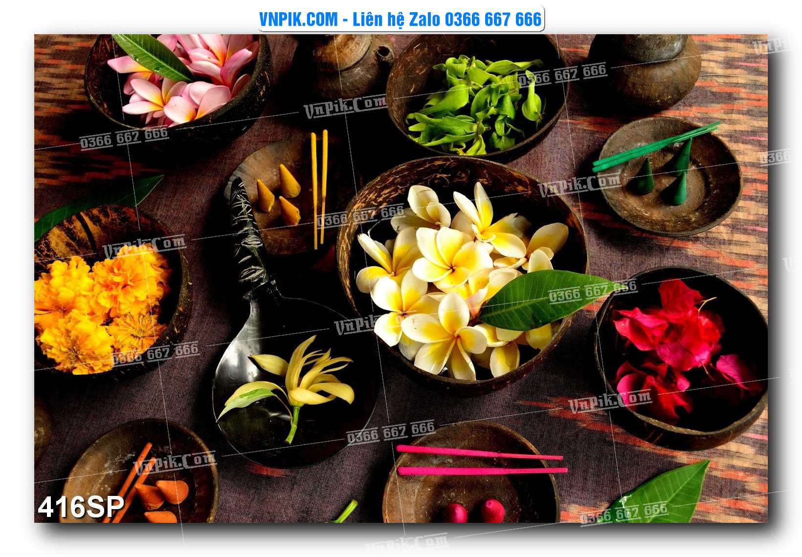 Mẫu tranh spa treo tường đẹp file vector – psd mẫu 416SP