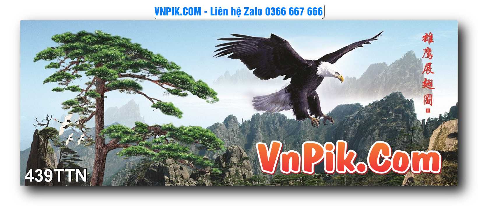 Tranh thác nước – Tranh phong thủy – Tranh treo tường mã 439TTN