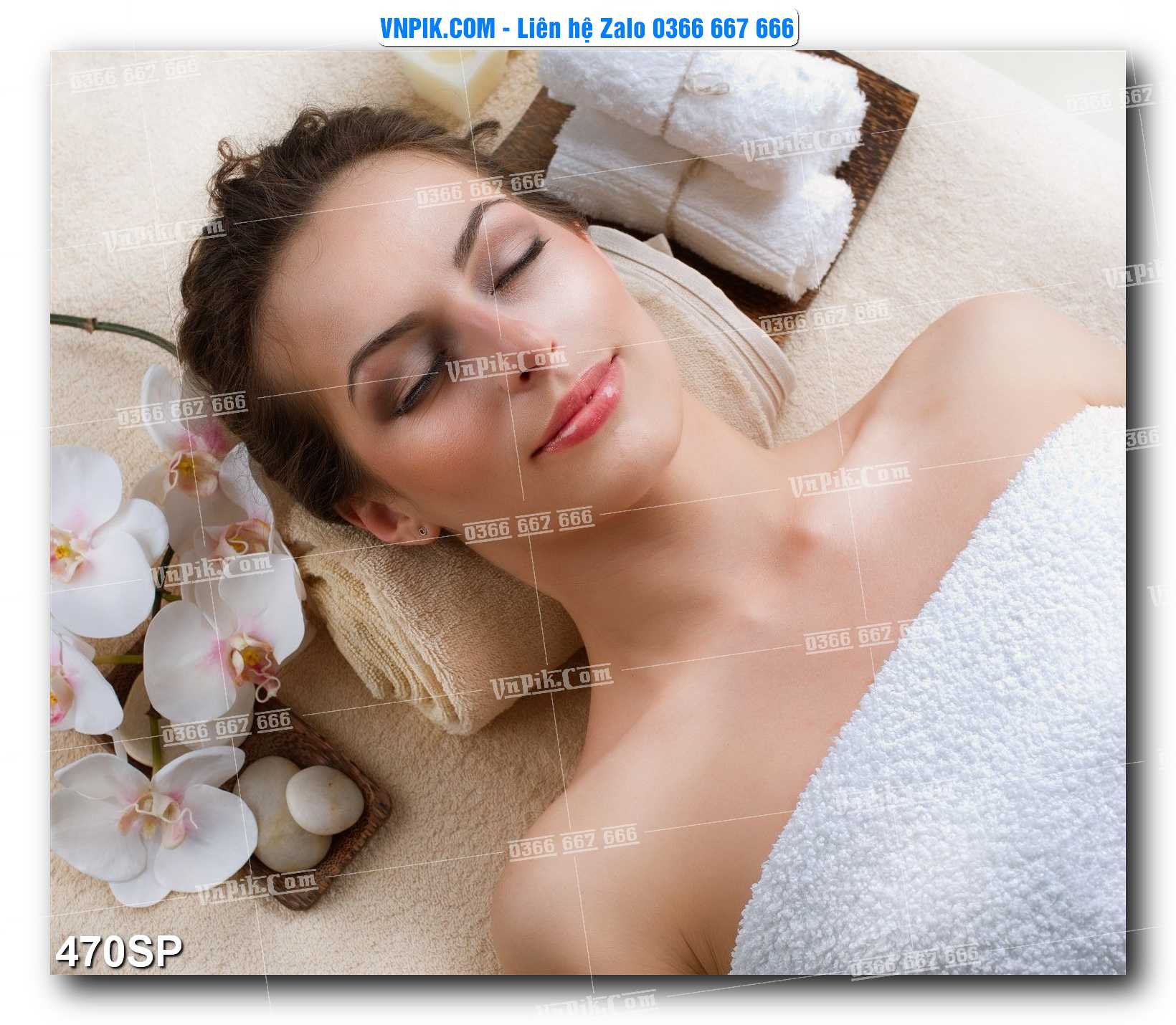 Mẫu tranh spa treo tường đẹp file vector – psd mẫu 470SP