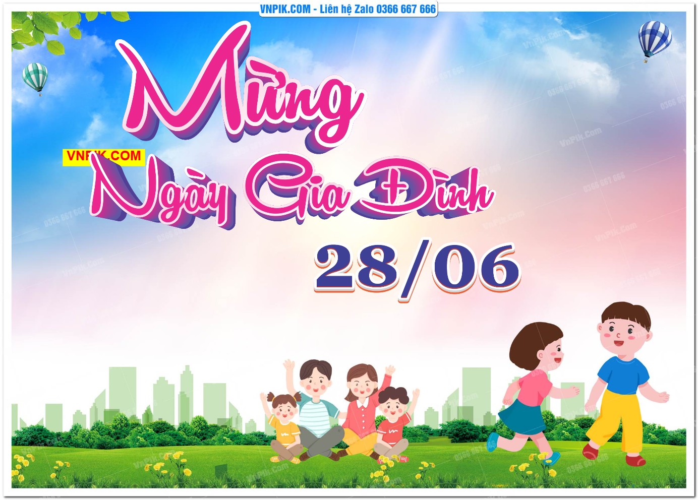 Phông nền kỷ niệm ngày gia đình Việt Nam 28/6 mã 4872459