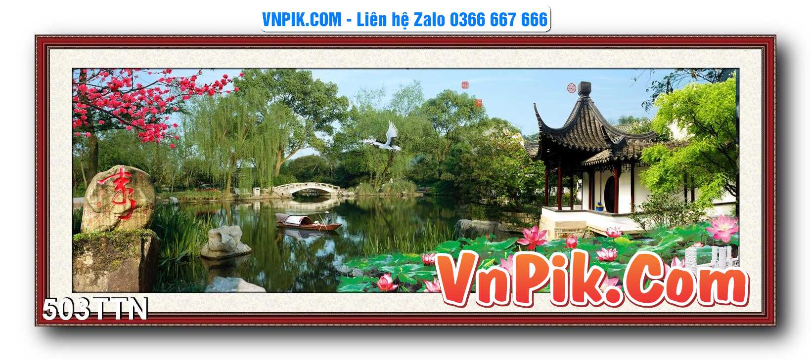 Tranh thác nước – Tranh phong thủy – Tranh treo tường mã 503TTN