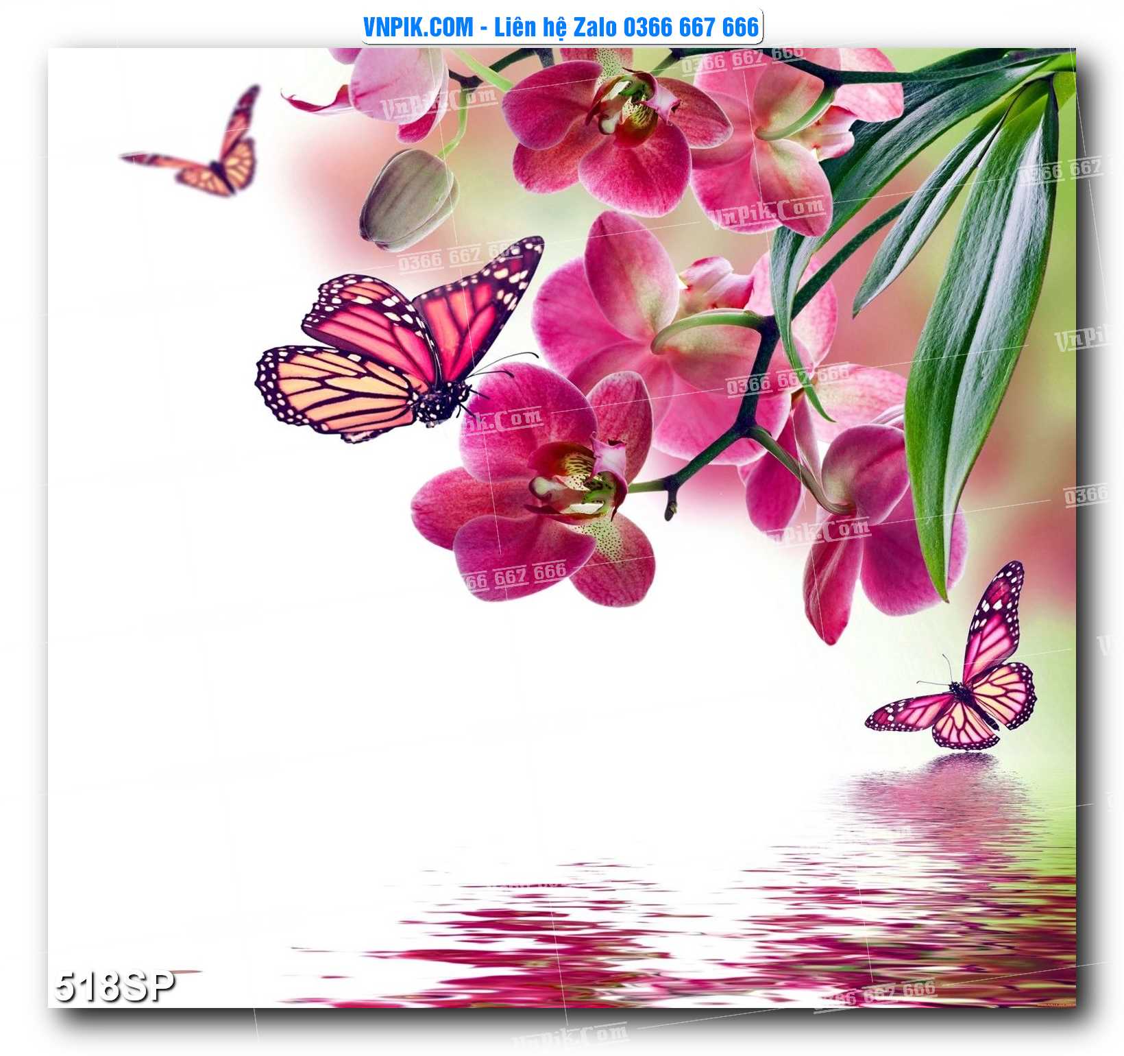 Mẫu tranh spa treo tường đẹp file vector – psd mẫu 518SP