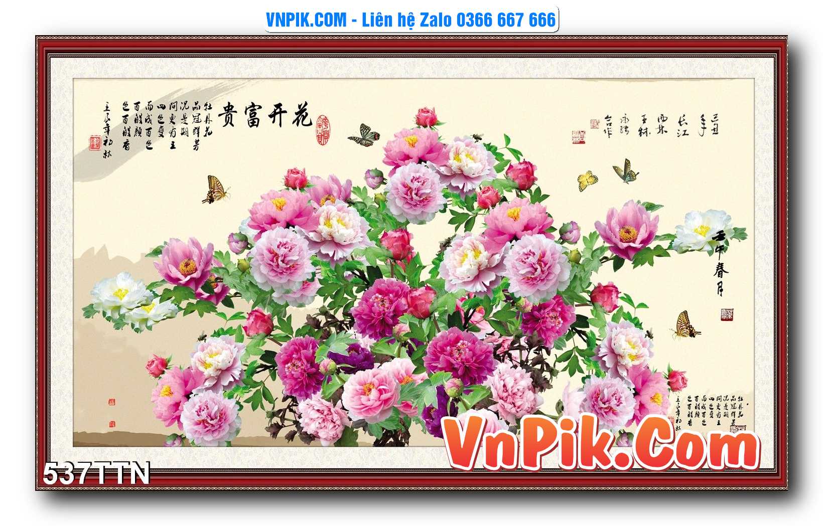 Tranh thác nước – Tranh phong thủy – Tranh treo tường mã 537TTN