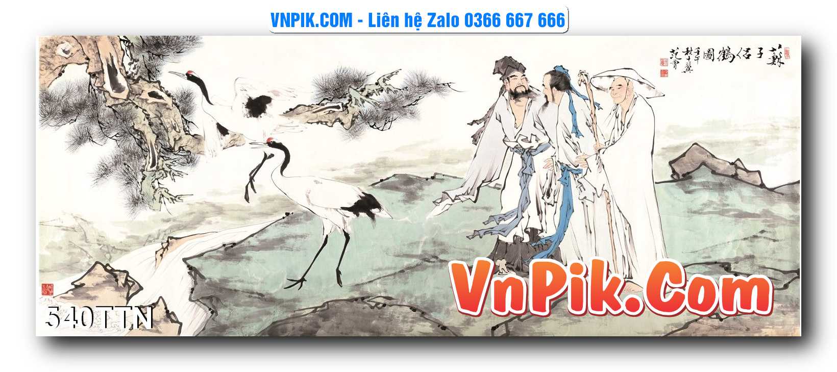 Tranh thác nước – Tranh phong thủy – Tranh treo tường mã 540TTN