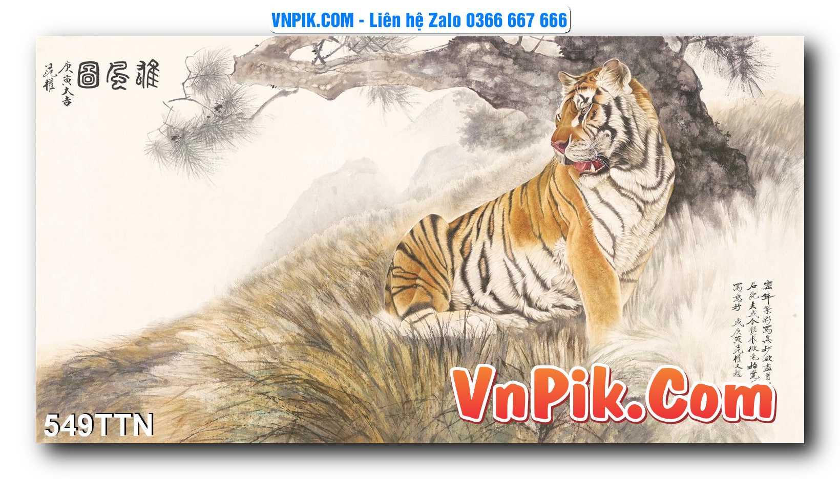 Tranh thác nước – Tranh phong thủy – Tranh treo tường mã 549TTN