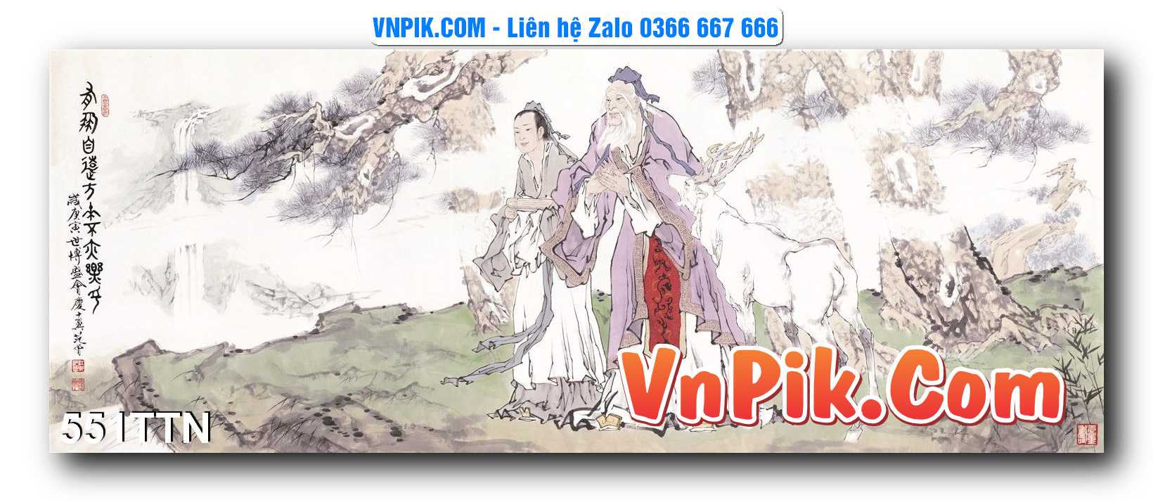 Tranh thác nước – Tranh phong thủy – Tranh treo tường mã 551TTN