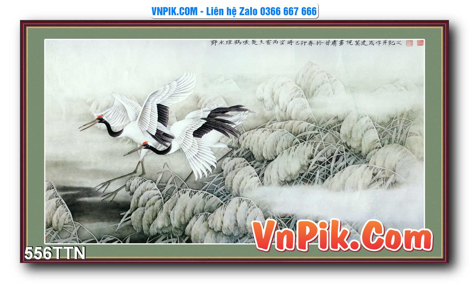 Tranh thác nước – Tranh phong thủy – Tranh treo tường mã 556TTN