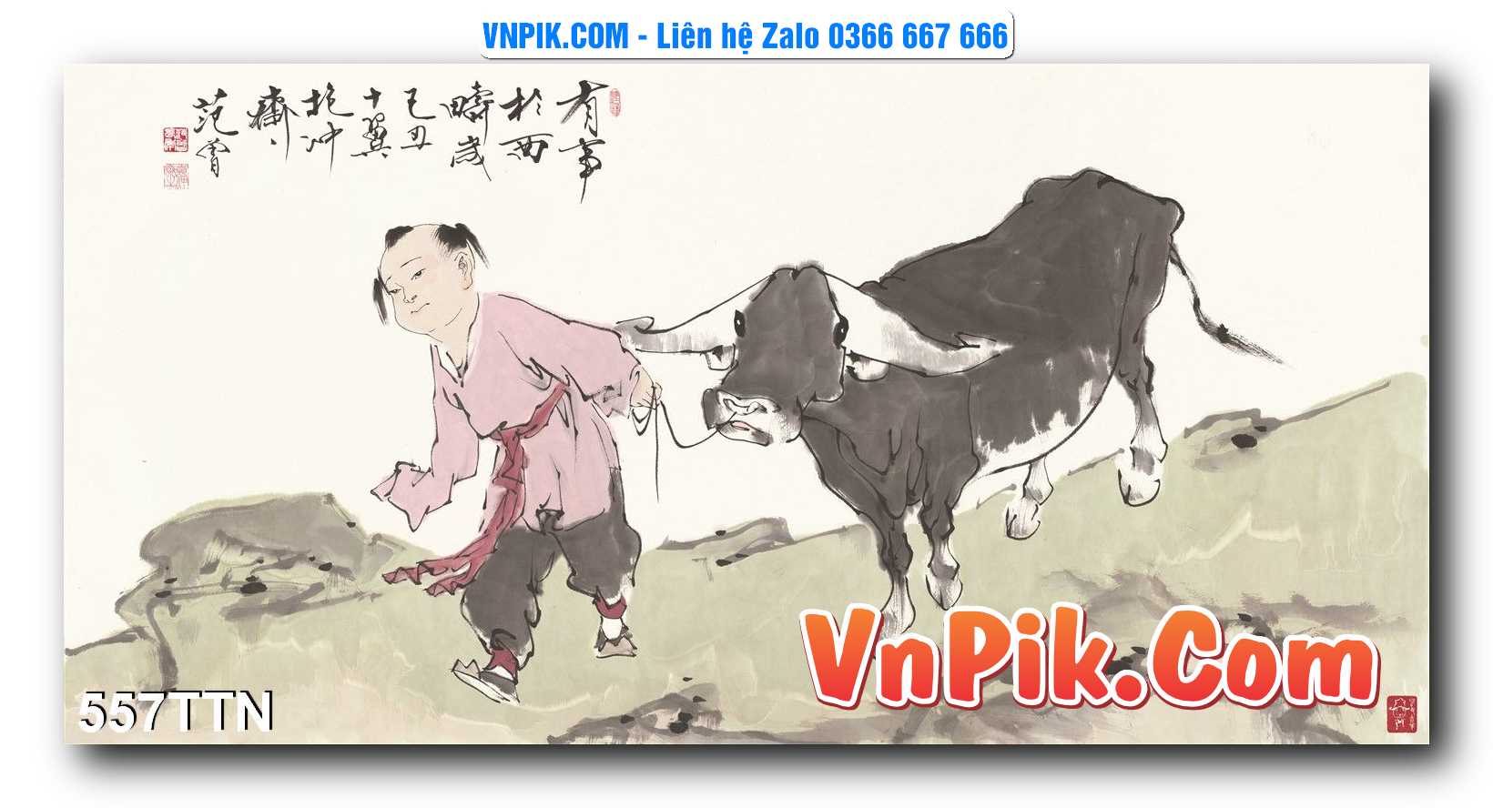 Tranh thác nước – Tranh phong thủy – Tranh treo tường mã 557TTN