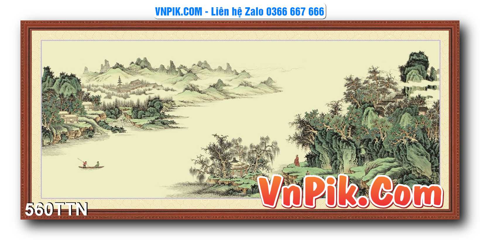 Tranh thác nước – Tranh phong thủy – Tranh treo tường mã 560TTN