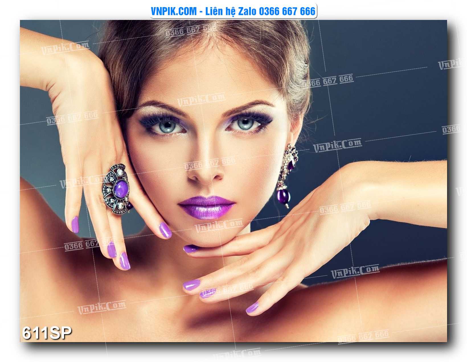 Mẫu tranh spa treo tường đẹp file vector – psd mẫu 611SP
