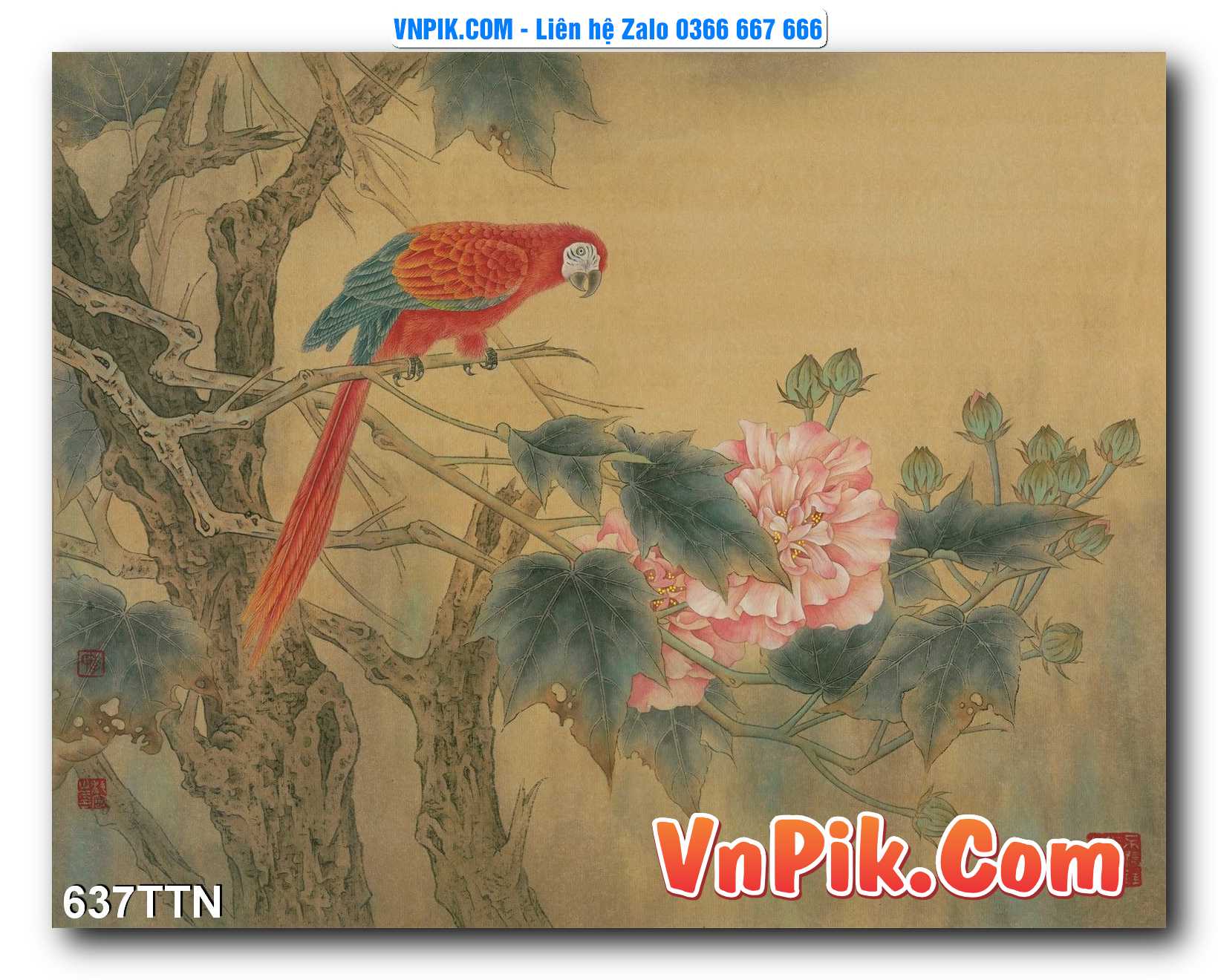 Tranh thác nước – Tranh phong thủy – Tranh treo tường mã 637TTN