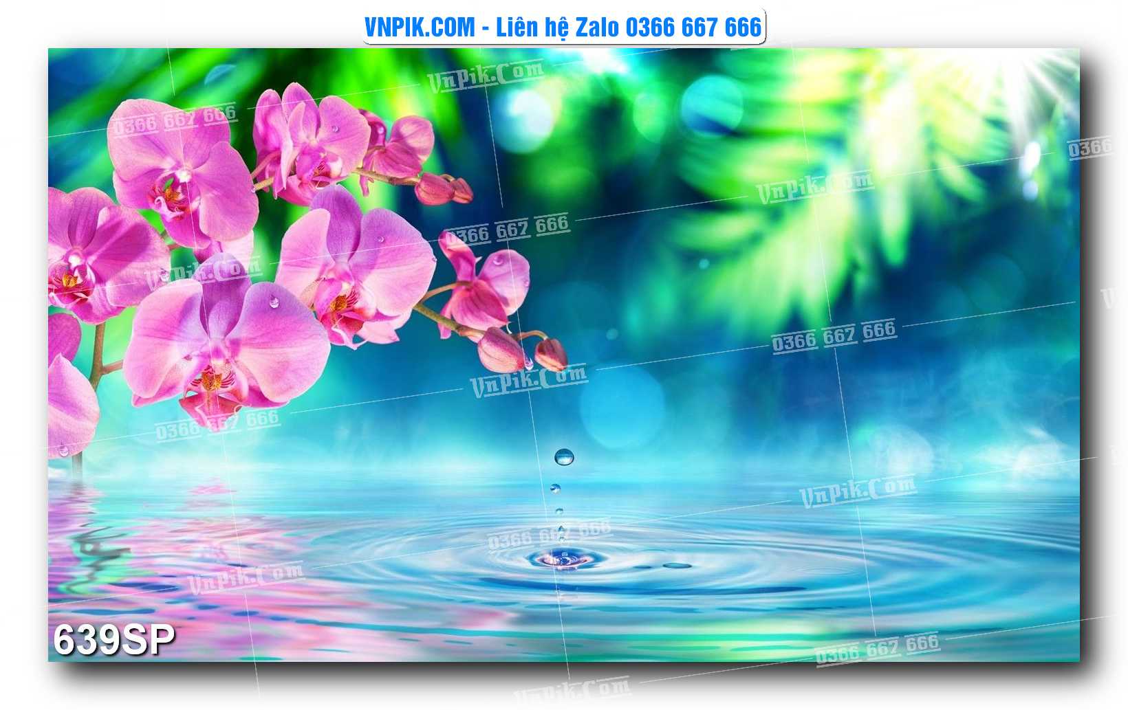 Mẫu tranh spa treo tường đẹp file vector – psd mẫu 639SP