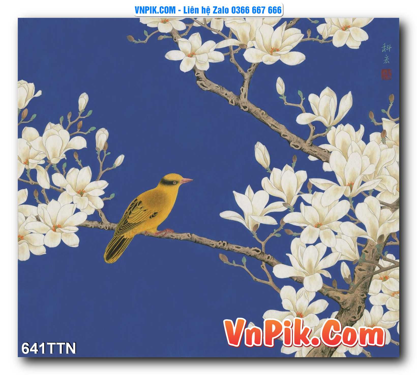 Tranh thác nước – Tranh phong thủy – Tranh treo tường mã 641TTN