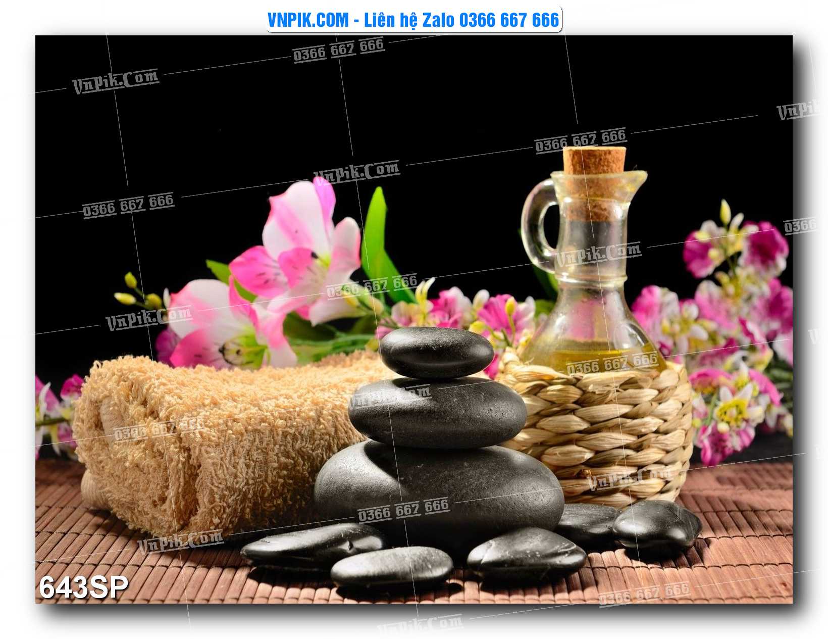 Mẫu tranh spa treo tường đẹp file vector – psd mẫu 643SP