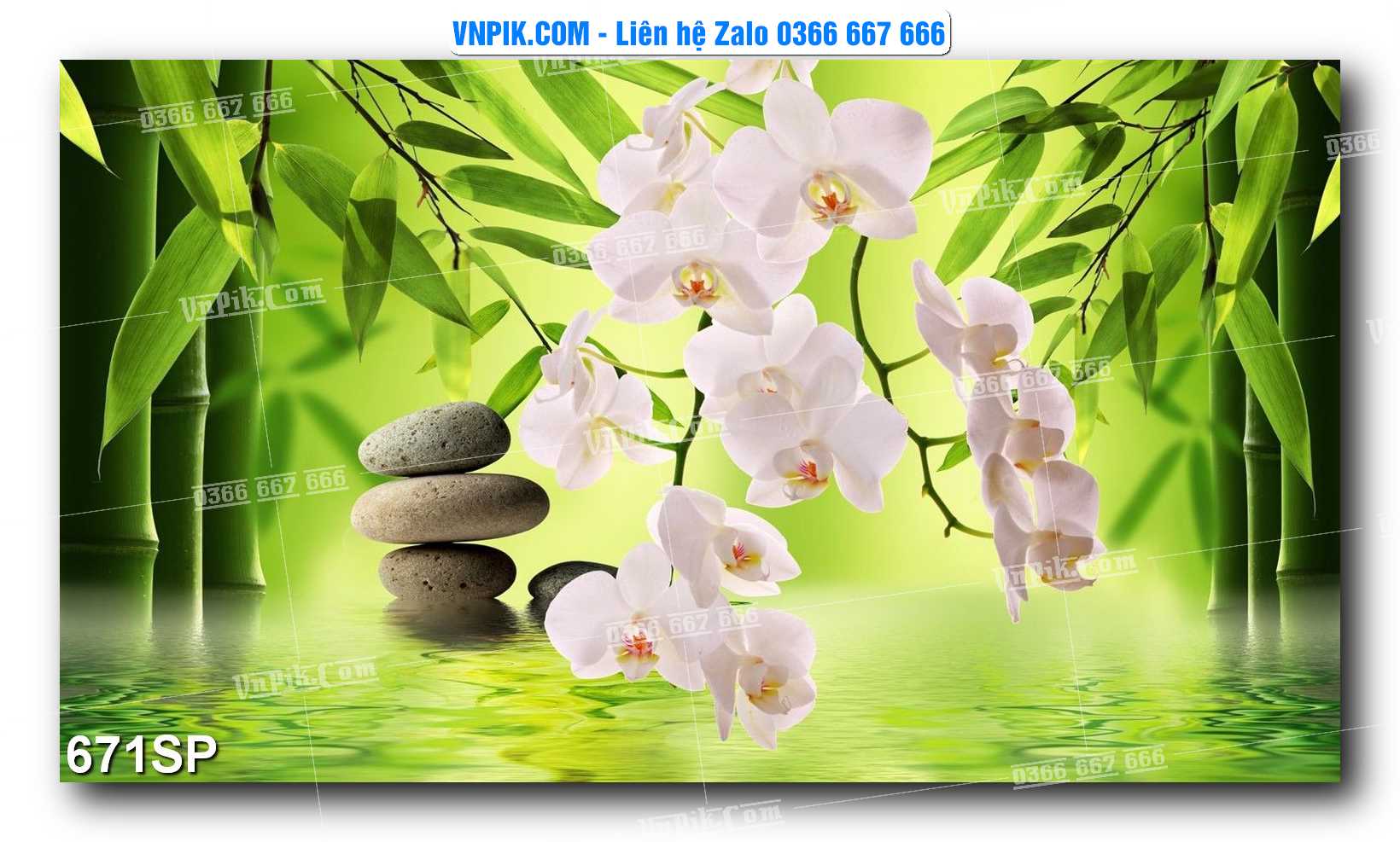 Mẫu tranh spa treo tường đẹp file vector – psd mẫu 671SP
