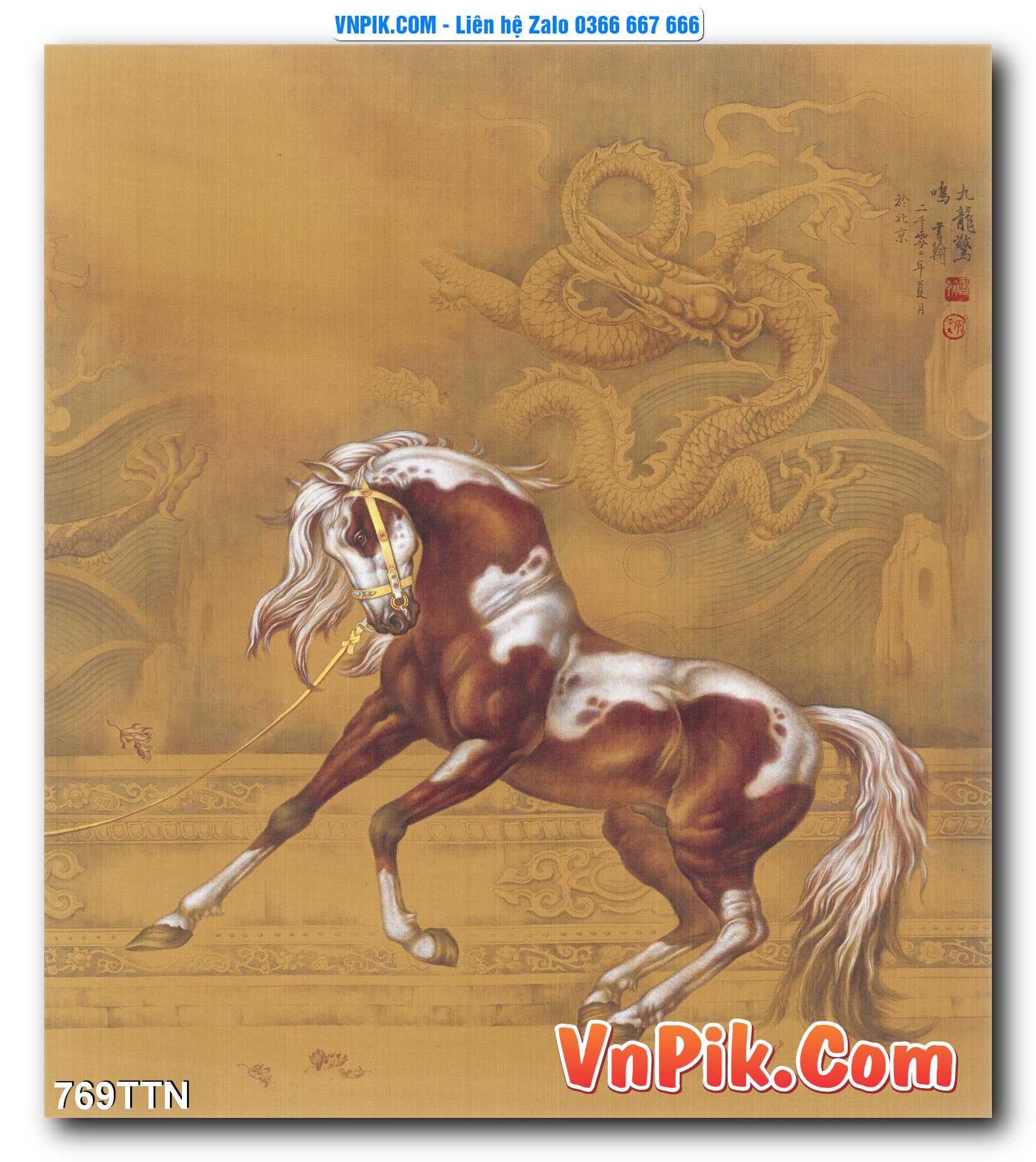 Tranh thác nước – Tranh phong thủy – Tranh treo tường mã 769TTN