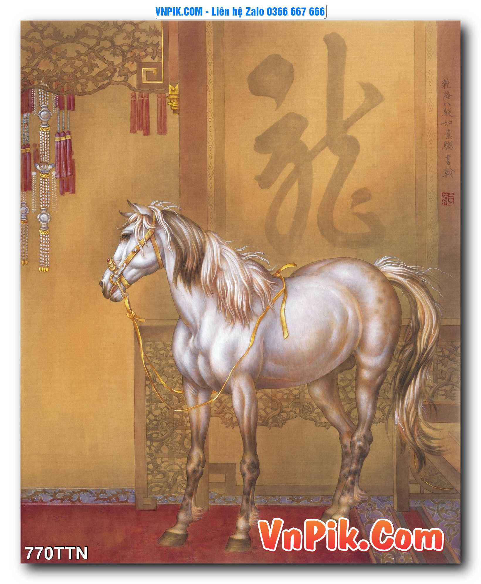 Tranh thác nước – Tranh phong thủy – Tranh treo tường mã 770TTN