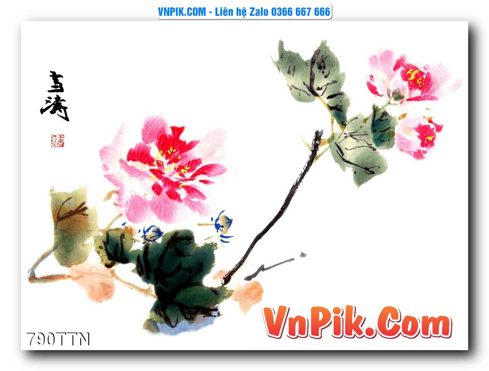 Tranh thác nước – Tranh phong thủy – Tranh treo tường mã 790TTN