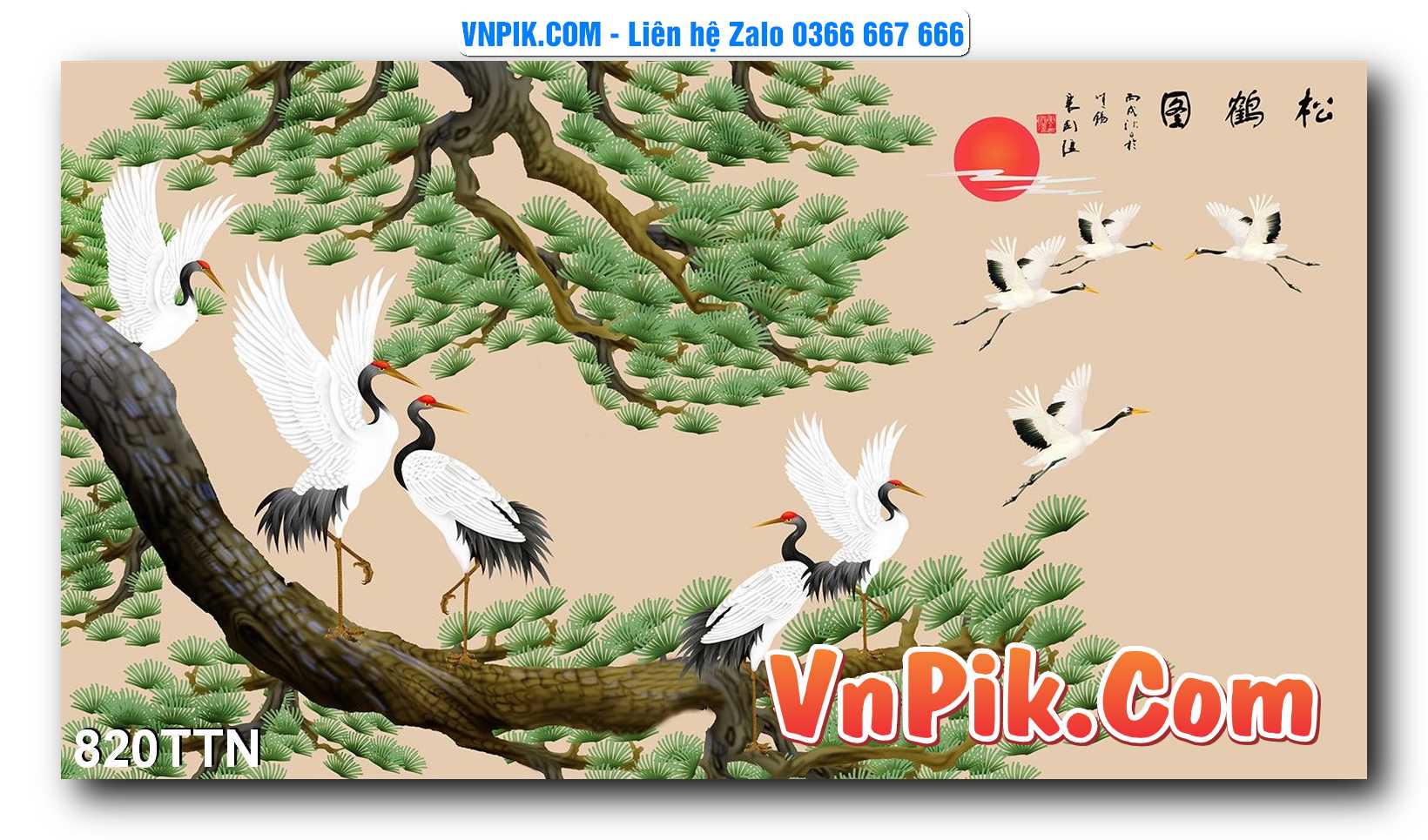 Tranh thác nước – Tranh phong thủy – Tranh treo tường mã 820TTN