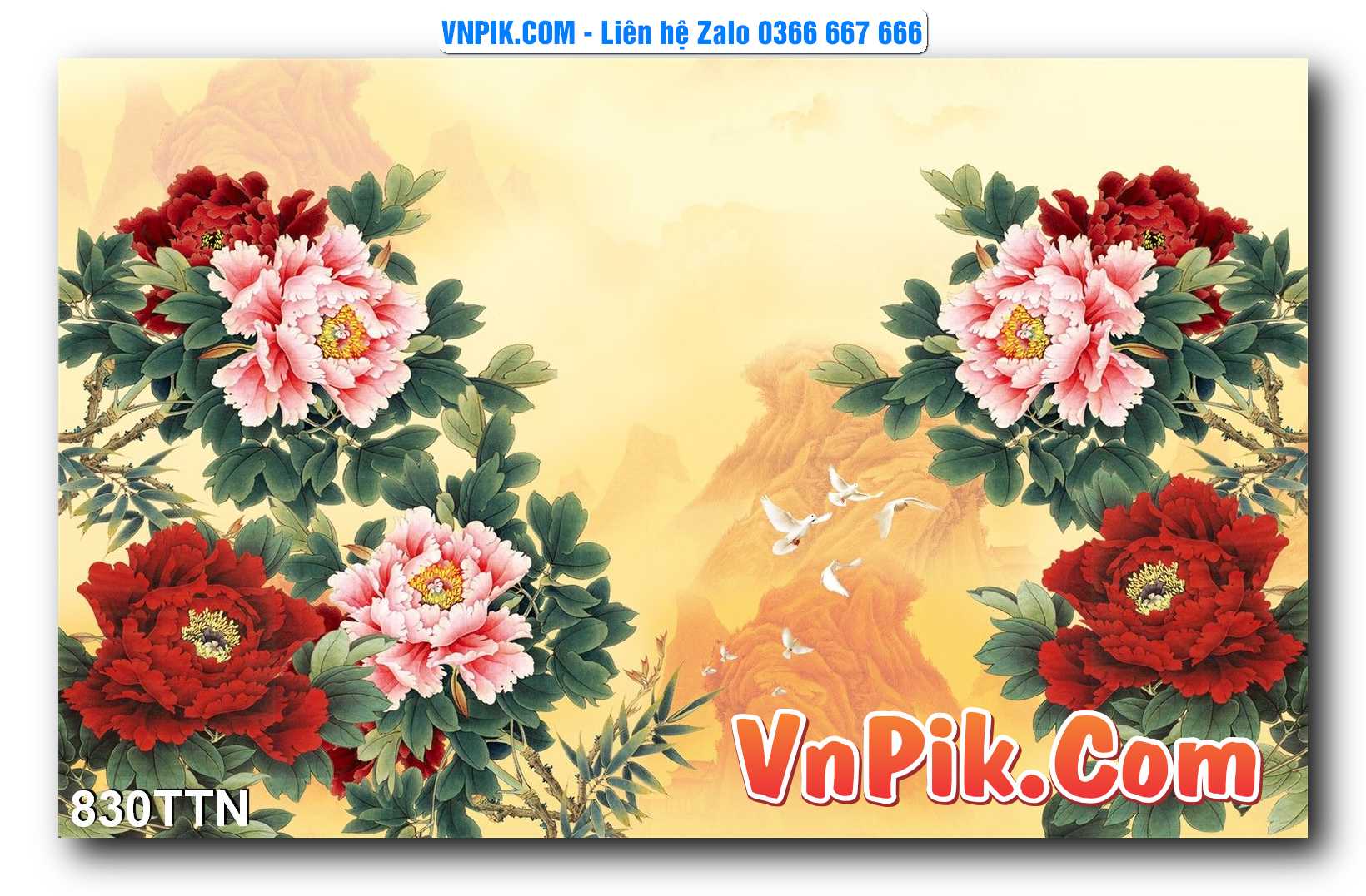Tranh thác nước – Tranh phong thủy – Tranh treo tường mã 830TTN