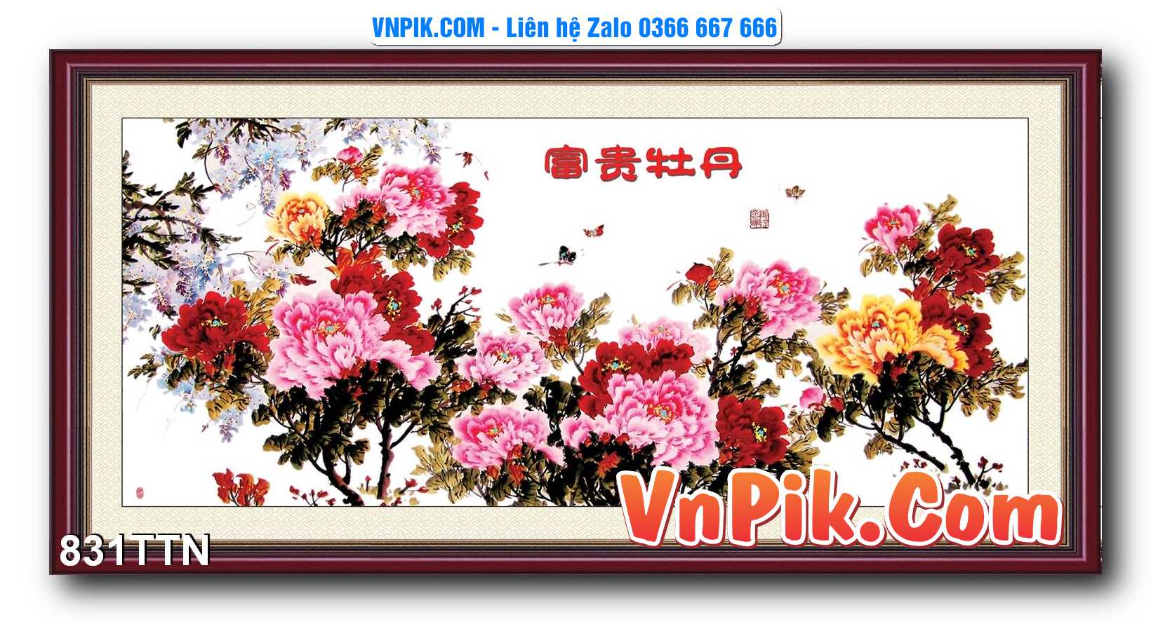 Tranh thác nước – Tranh phong thủy – Tranh treo tường mã 831TTN